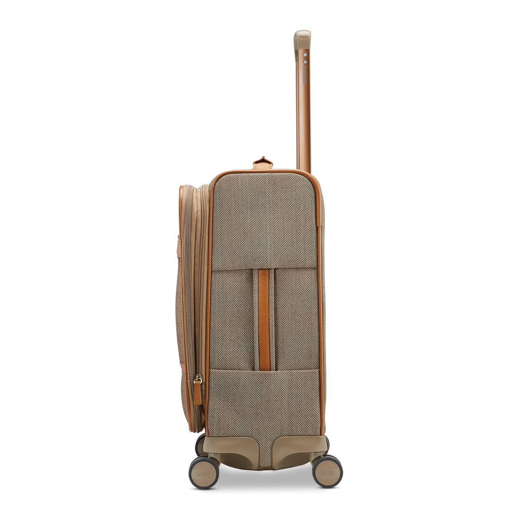 Hartmann Herringbone Deluxe Expandable Spinner Carry-On - Terracotta U3342