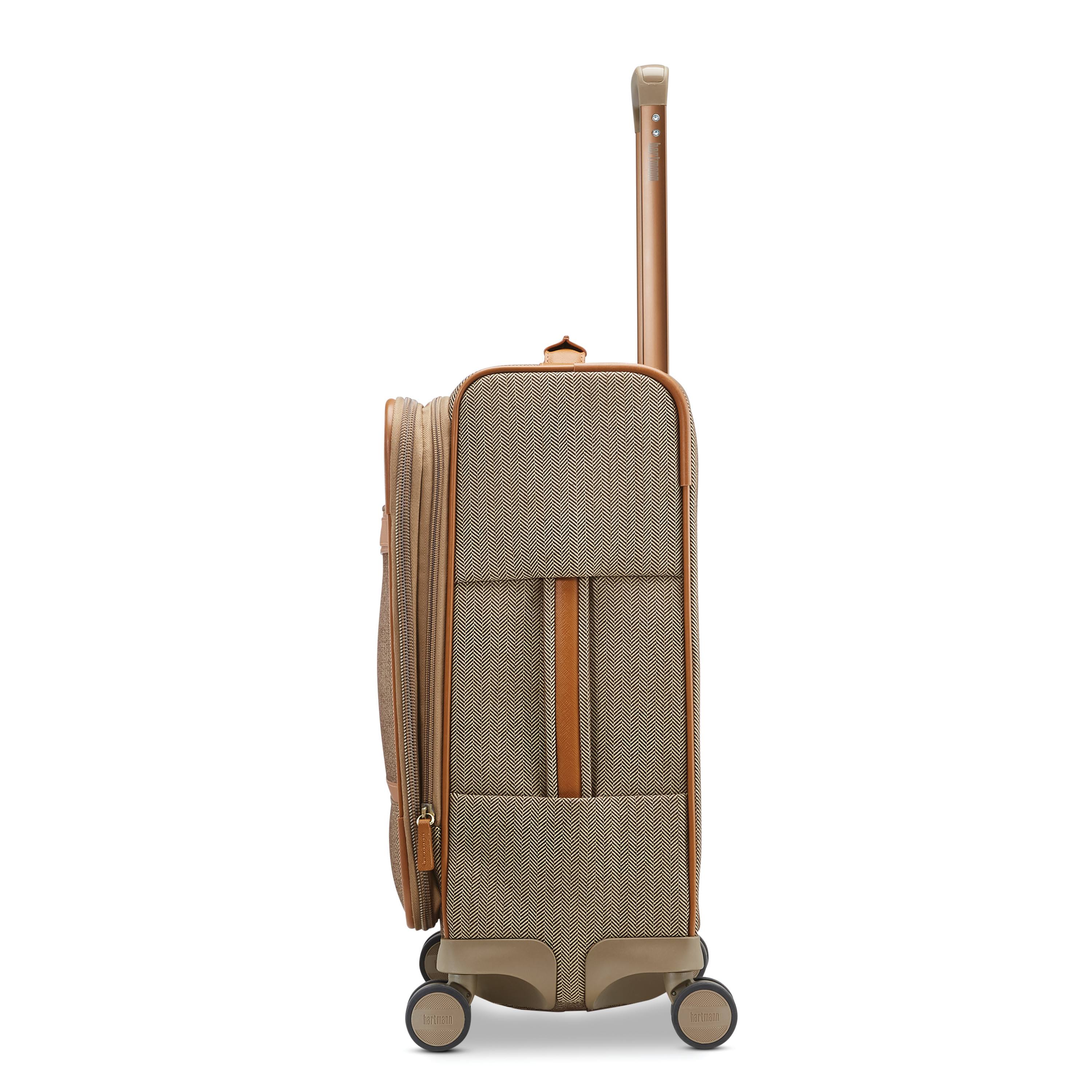 Hartmann Herringbone Deluxe Expandable Spinner Carry-On - Terracotta U3342