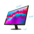 Sceptre 22 inch 75Hz 1080P LED Monitor 99% sRGB HDMI X2 VGA Build-In Speakers, Machine Black (E225W-19203R series)
