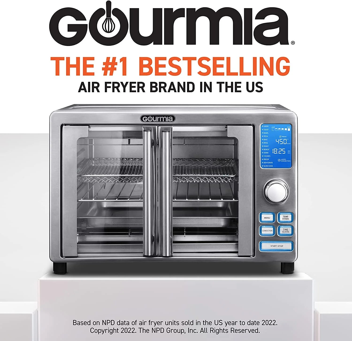 Gourmia GTF7520 Toast Oven Air Fryer J118
