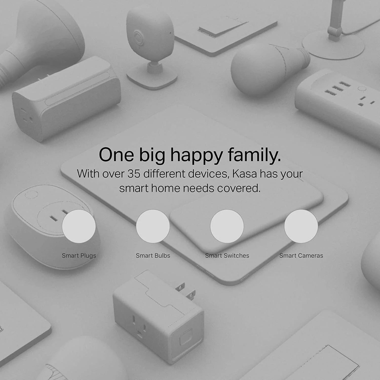 Kasa Smart Plug, Wi-Fi Outlet Works with Alexa and Google Home, 4-Pack, White F469785