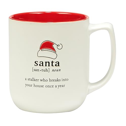Certified International Christmas Fun Red Sayings 16 oz. Mugs, Set of 6 N62947