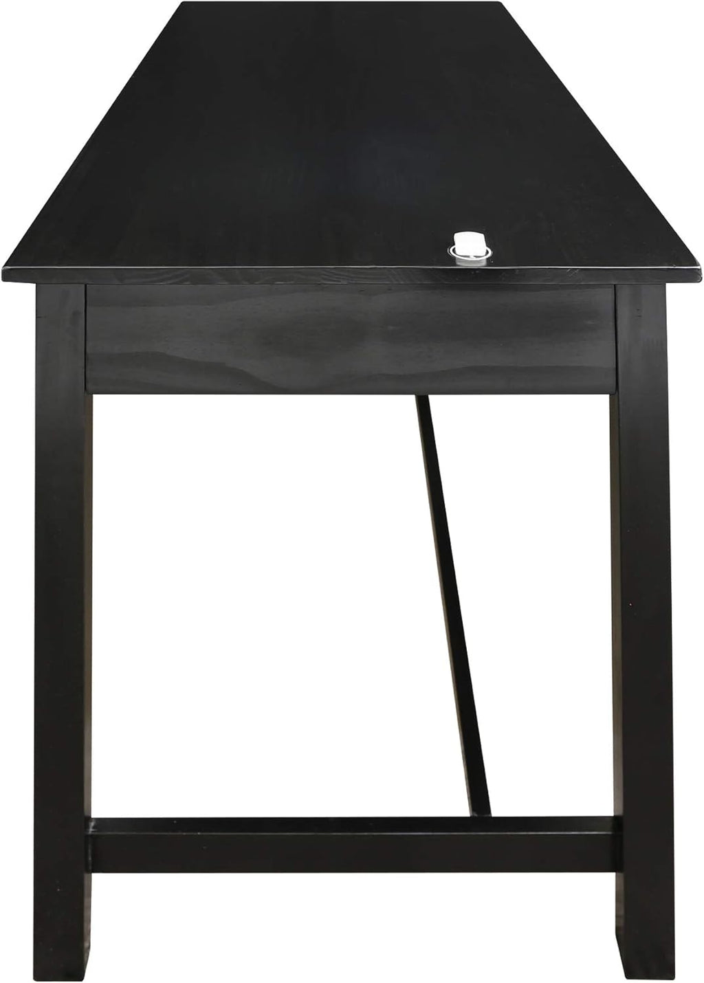 Casual Home Jefferson Work Desk Side Drawer, Black T1328