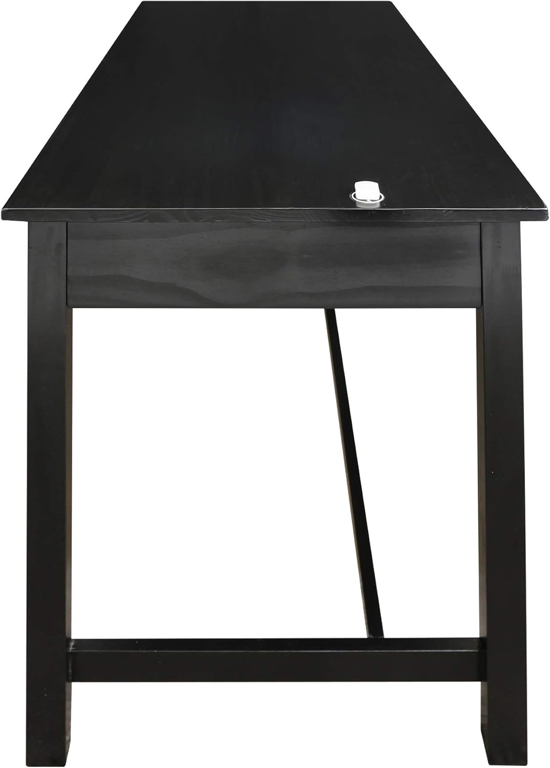 Casual Home Jefferson Work Desk Side Drawer, Black T1328