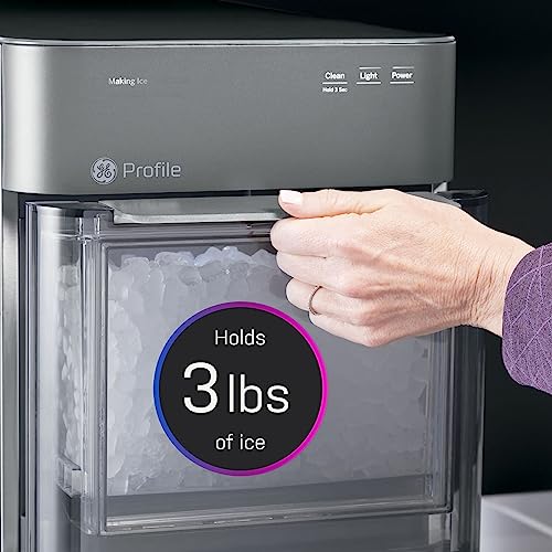 GE Profile Opal 2.0 Countertop Nugget Ice Maker with 0.75 Gallon Tank, Stainless Steel O4664