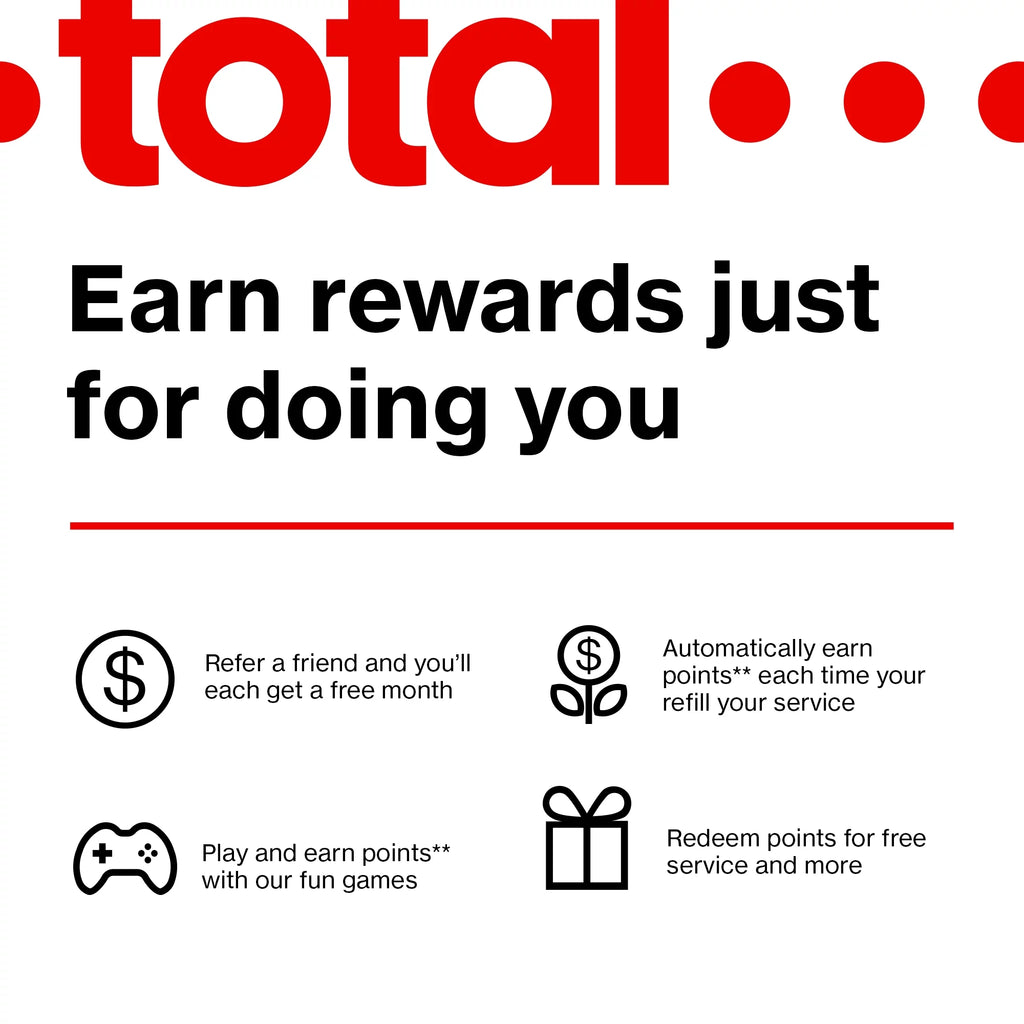 Total by Verizon $60 Unlimited 30-Day 2 Lines Prepaid Plan with 10GB Hotspot Per Line Y84336