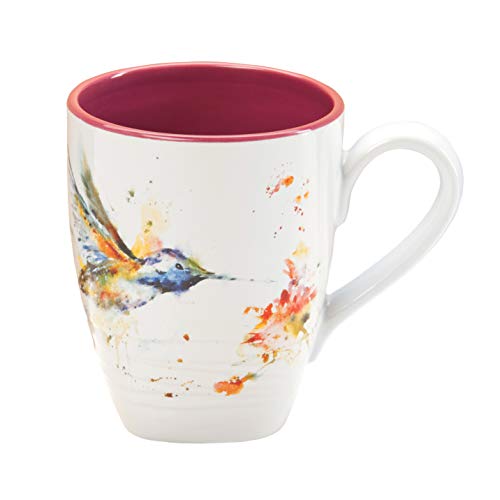 Dean Crouser Cardinal Watercolor Stoneware Mug 16 oz N1410
