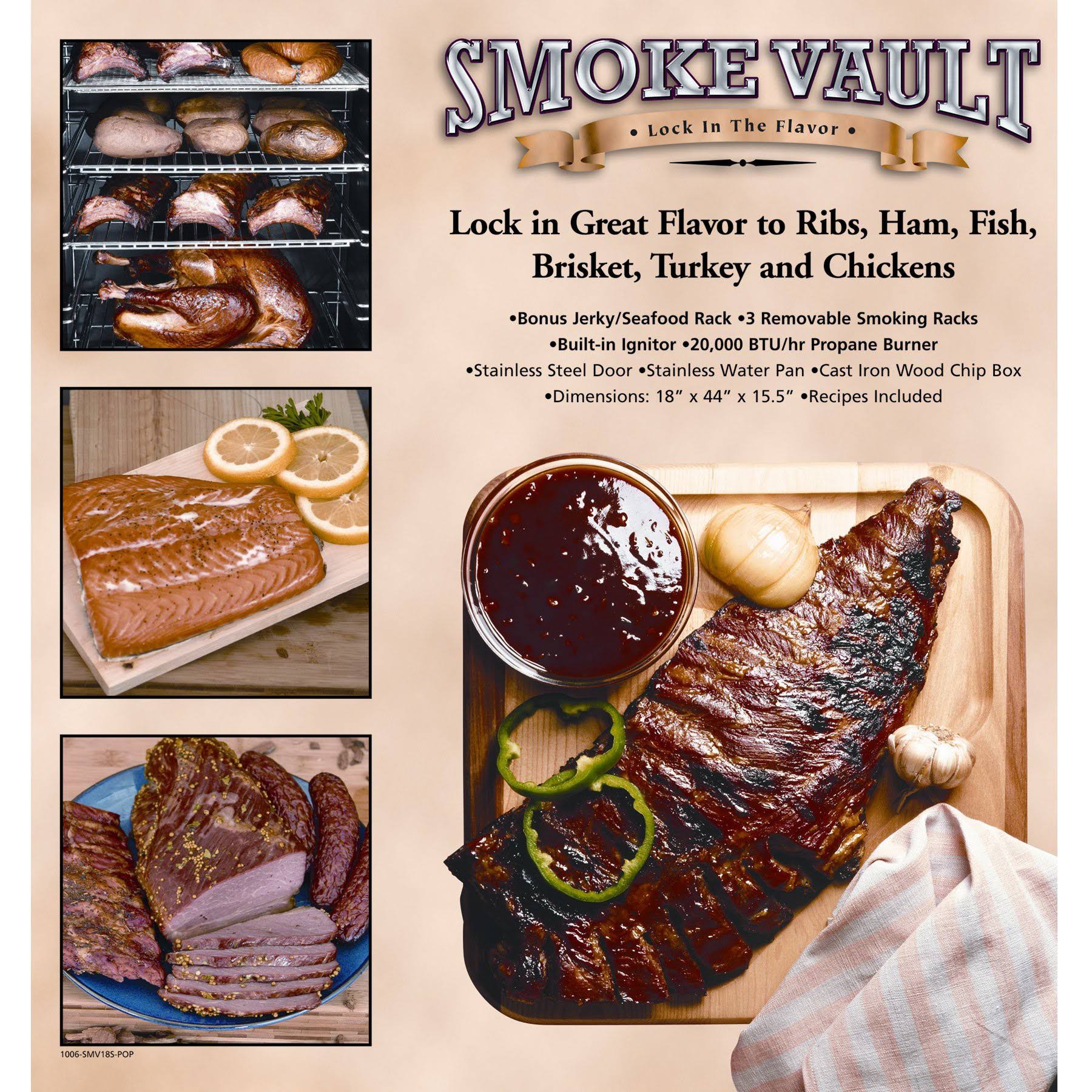 Camp Chef Smoke Vault 18 in. D760456