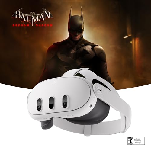 Meta Quest 3 512GB with Batman: Arkham Shadow and 3-Month Meta Quest+ Trial E64343