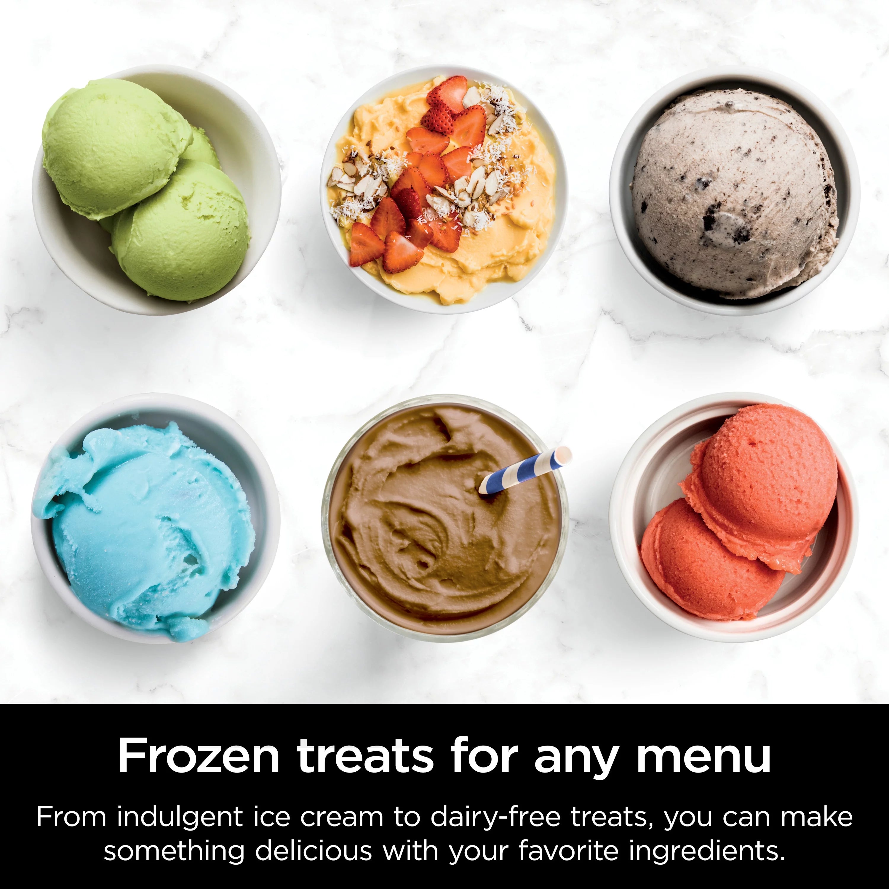 Ninja CREAMi Ice Cream Maker, 7 One-Touch Programs, Silver, NC290WMBF B86382