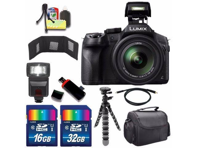 Panasonic Lumix DMC-FZ300 Digital Camera + 48GB Bundle 1