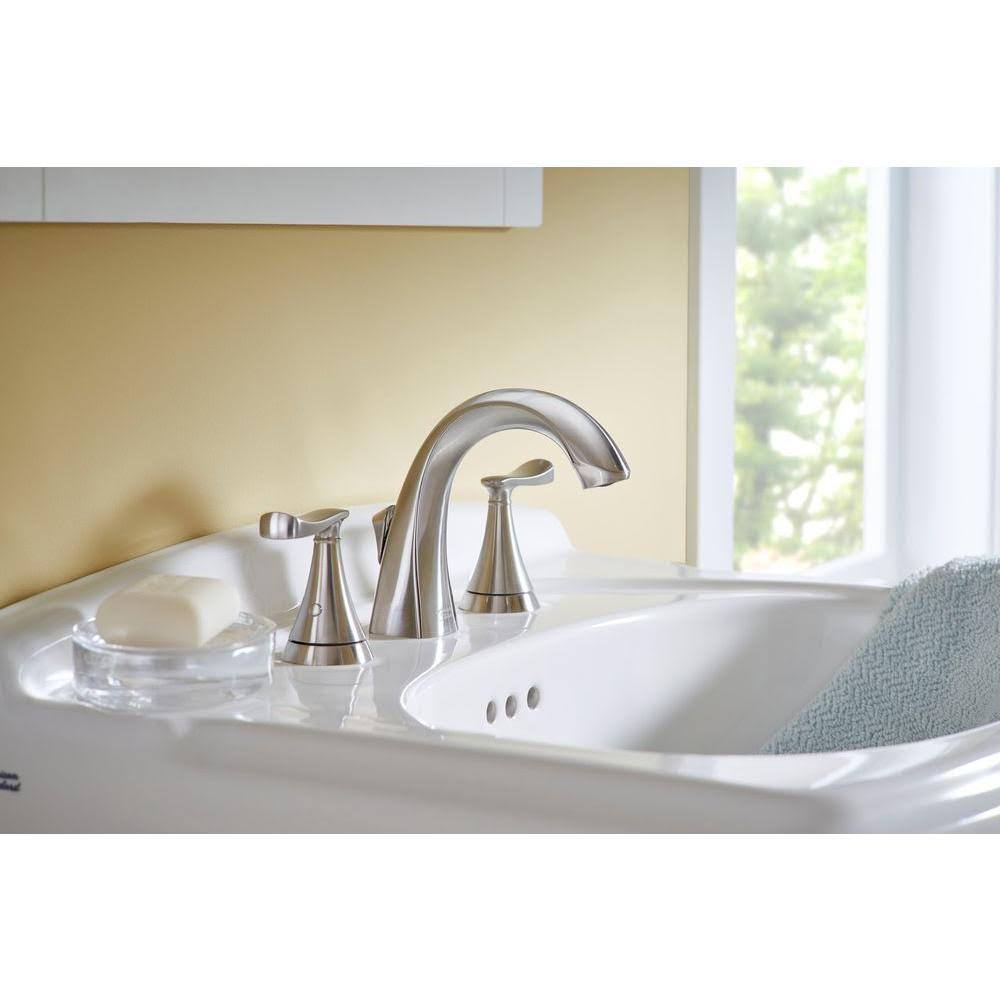 American Standard Chatfield 8x22 Bathroom Faucet, Brushed Nickel L825