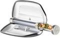 QCAI Go Portable Camping Stove for 0.9 L Food | Effortless Outdoor Cooking with Fusion Solar Oven | Patented Solar Cooking Technology | Solar Oven Ideal for Hiking & Camping | Silver