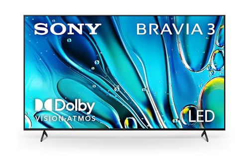 Sony 65-Inch BRAVIA 3 4K Ultra HD LED Smart TV with Google TV Dolby Vision HDR C831