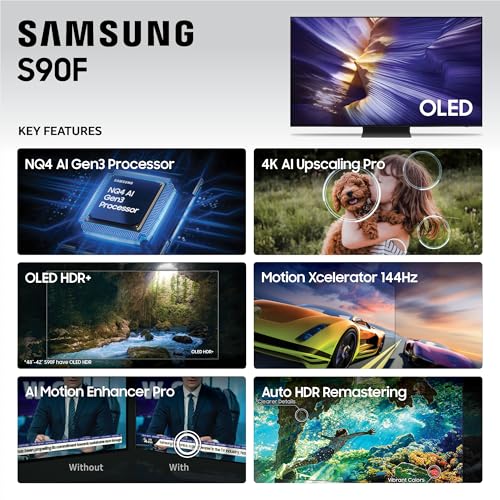 Samsung 55-Inch Class OLED S90F 4K Smart TV (2025 Model) U973585