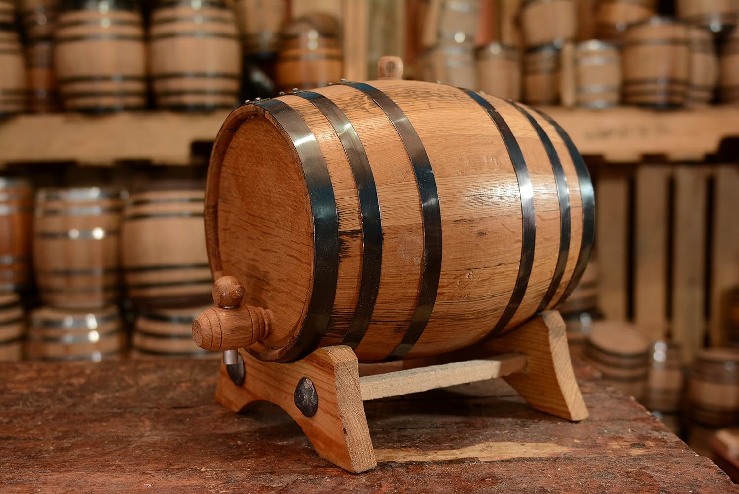10 Liter or 2.65 Gallons | American White Oak Aging Barrel | Age your own Tequila, Whiskey, Rum, Bourbon, Wine