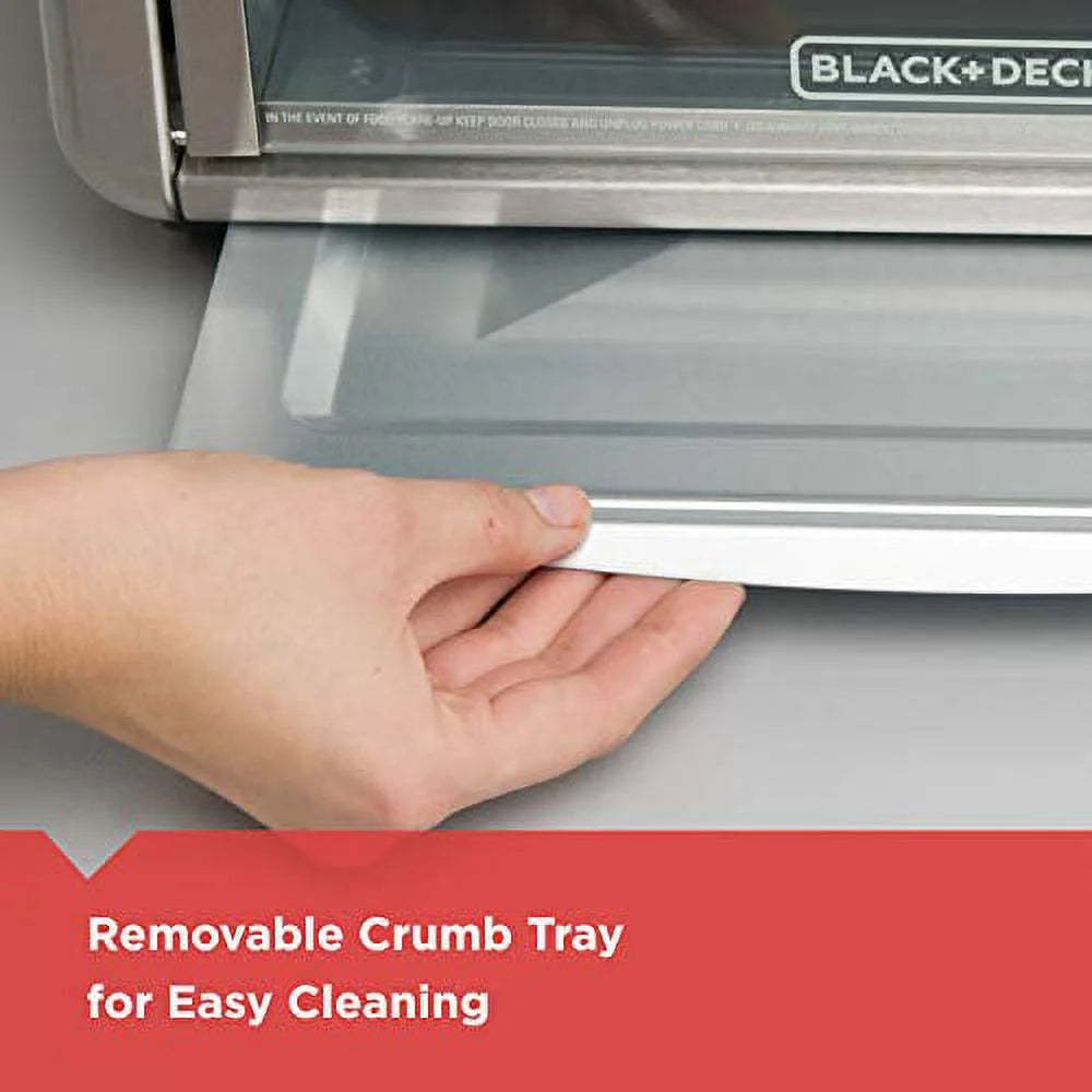 BLACK+DECKER 6-Slice Convection Toaster Oven with 120-Minute Timer Q2658
