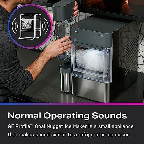 GE Profile Opal 2.0 XL Countertop Nugget Ice Maker with 1 Gallon Tank, Stainless Steel A2624