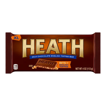 Heath Extra Large English Toffee Candy Bar - 4.0 Oz (Pack of 32)