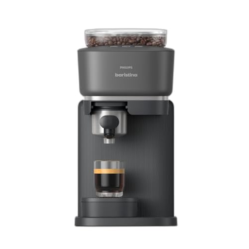 Philips Baristina Espresso Machine, Compact, 16 Bar Pump Pressure, Black B155