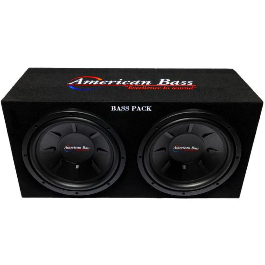 American Bass 12" 1200W Subwoofer & Amplifier Bass Pack V307017