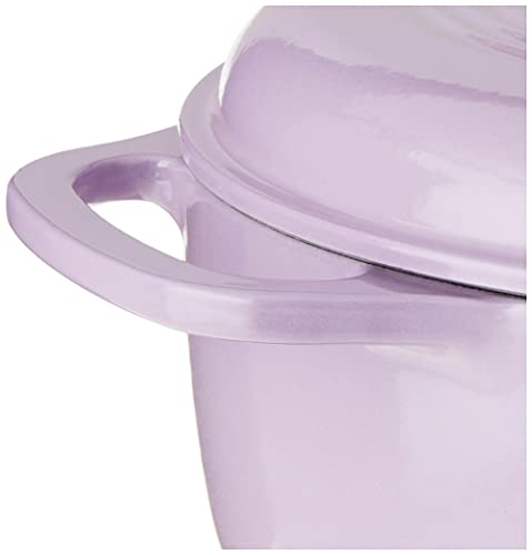 Lodge 6 Quart Enameled Cast Iron Dutch Oven with Lid, Indigo A835868