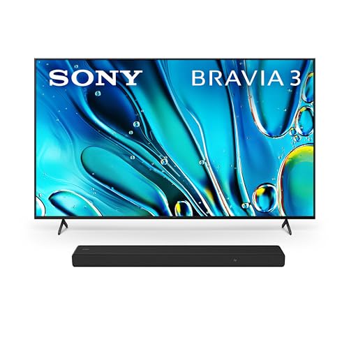Sony 65-Inch BRAVIA 3 4K Ultra HD LED Smart TV with Google TV Dolby Vision HDR C831