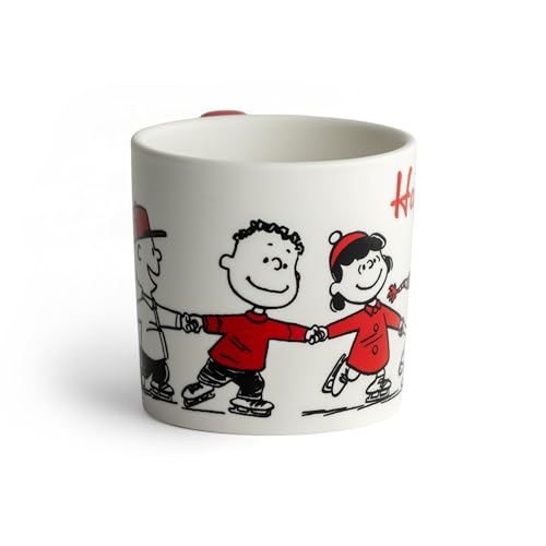 Peanuts Happiness And Cheer Ceramic Mug 14oz Red Z3971