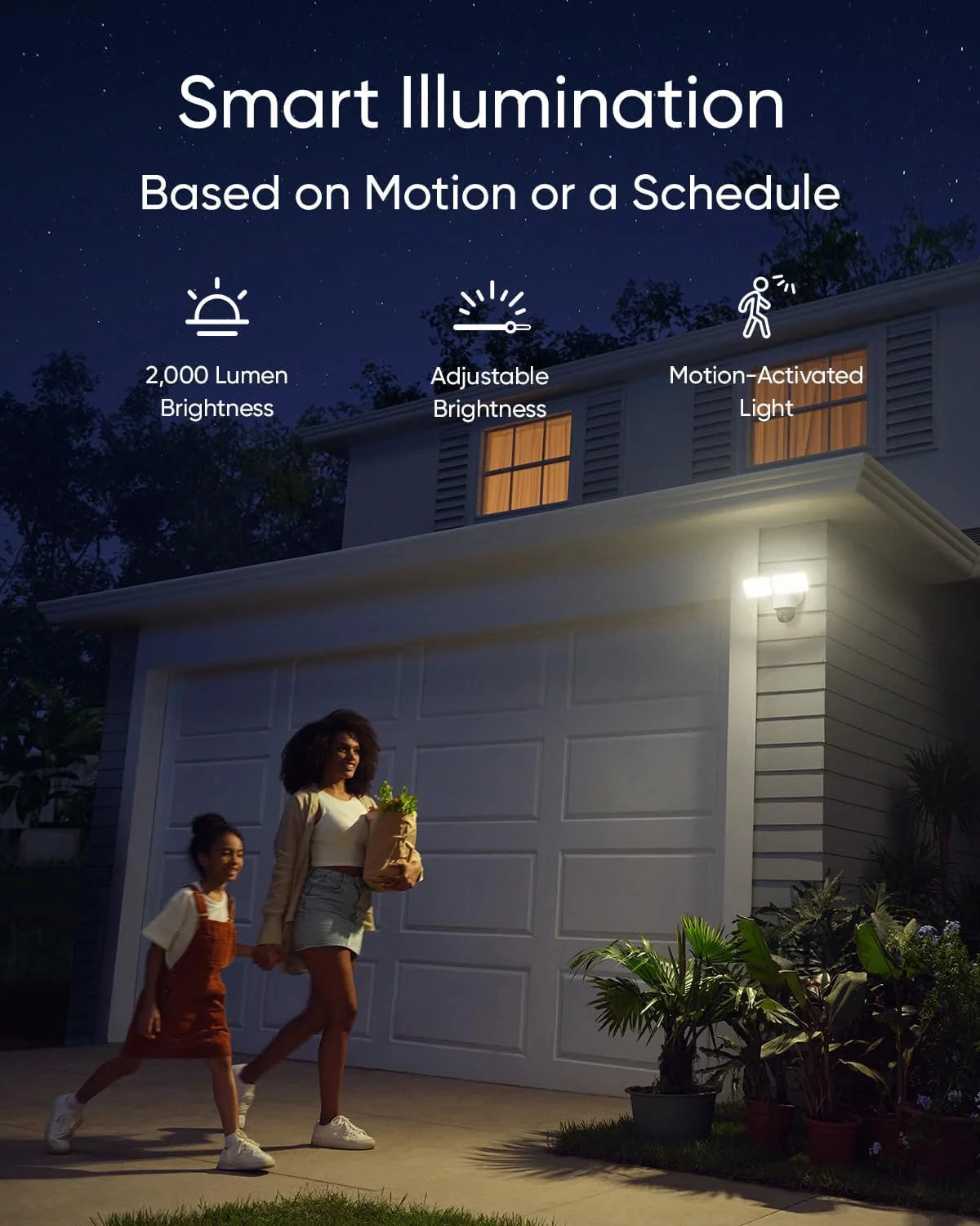 eufy Security Floodlight Camera E340, Wired, 3K+2K Dual Camera, 360° Pan/Tilt K220