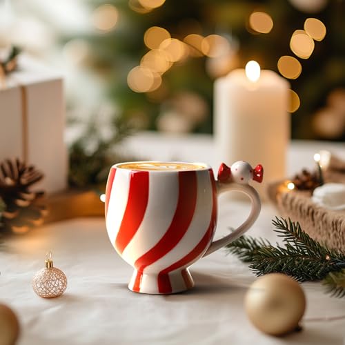 Christmas Ceramic Candy Shape Coffee Mug with Handle 12oz X12827