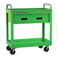 U.S. General 30 in. Service Cart with Drawer, Green 56607