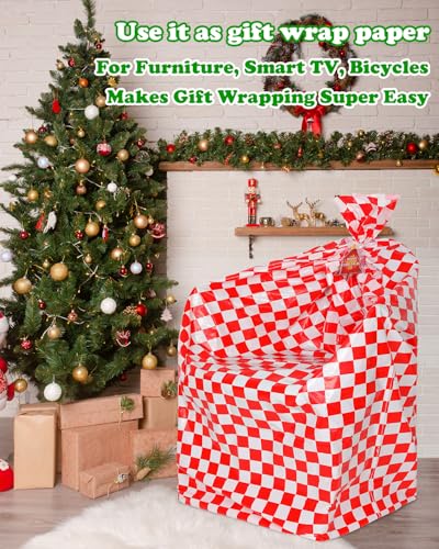 Christmas Gift Bags Assorted Sizes, 22pcs Drawstring Reusable Plastic D786