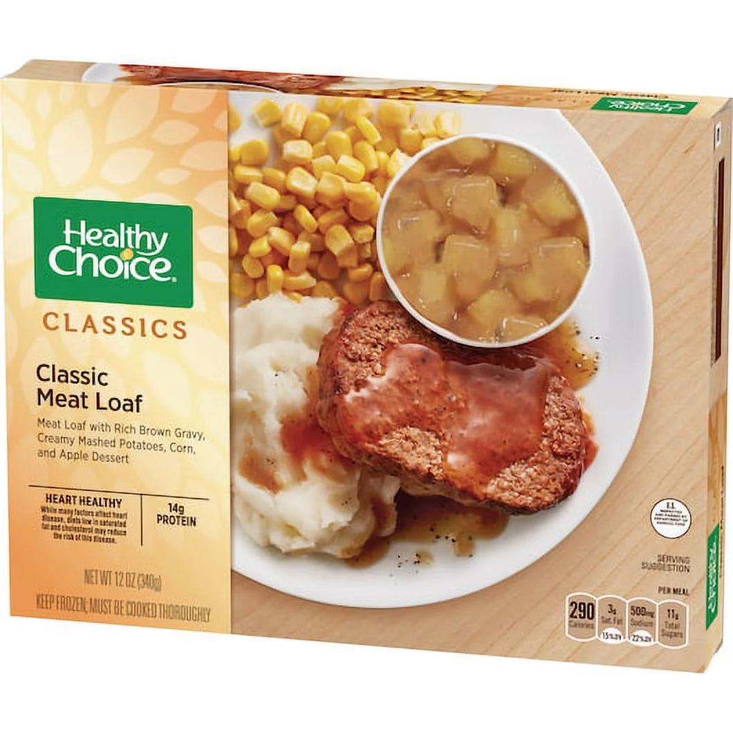 Healthy Choice Classic Meat Loaf Complete Meal, 12 oz, Case of 12 P218