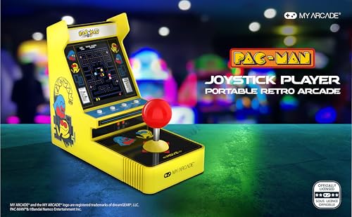 My Arcade Pac-Man Joystick Player Retro Gaming Console I562