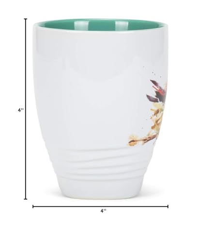 Dean Crouser Cardinal Watercolor Stoneware Mug 16 oz N1410