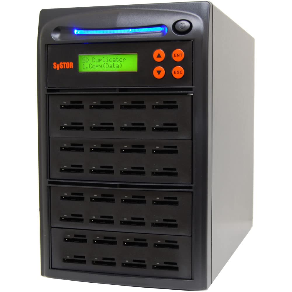 Systor 1:7 SD/microSD Card Duplicator, Standalone Flash Memory Copier & Eraser J12127