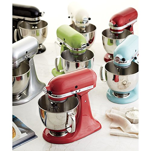 KitchenAid KSM150PSTG Artisan 5-Qt Stand Mixer with Pouring Shield, Tangerine T7346
