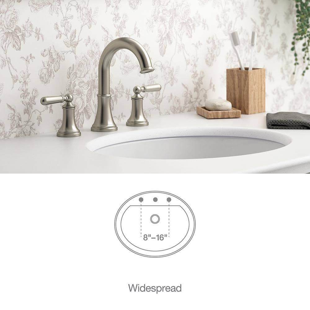 Capilano 8 in. Widespread 2-Handle Bathroom Faucet in Brushed Nickel M24724