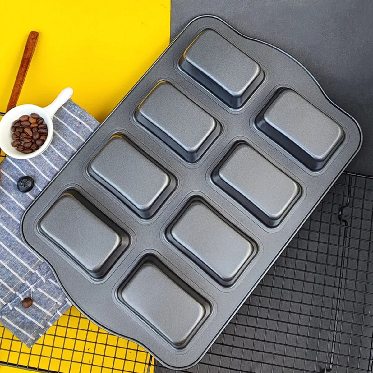 Mini Loaf Pan Non-Stick Heavy Duty for Baking B85598