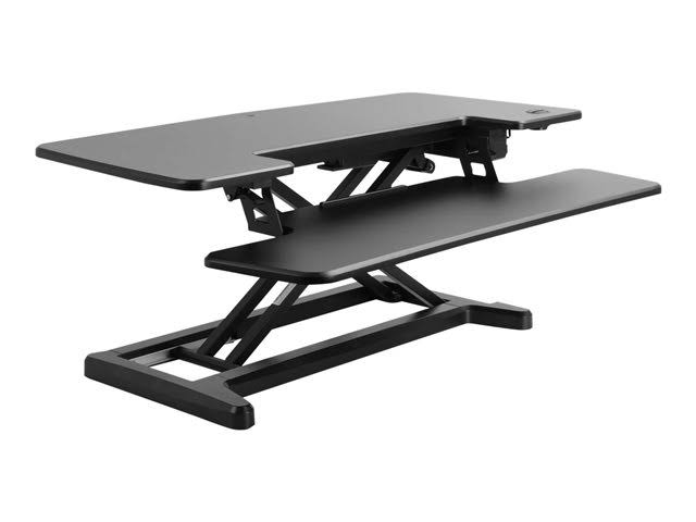 FlexiSpot AlcoveRiser EM7MB Standing Desk Converter, Electric Height Adjustable, Black U51939