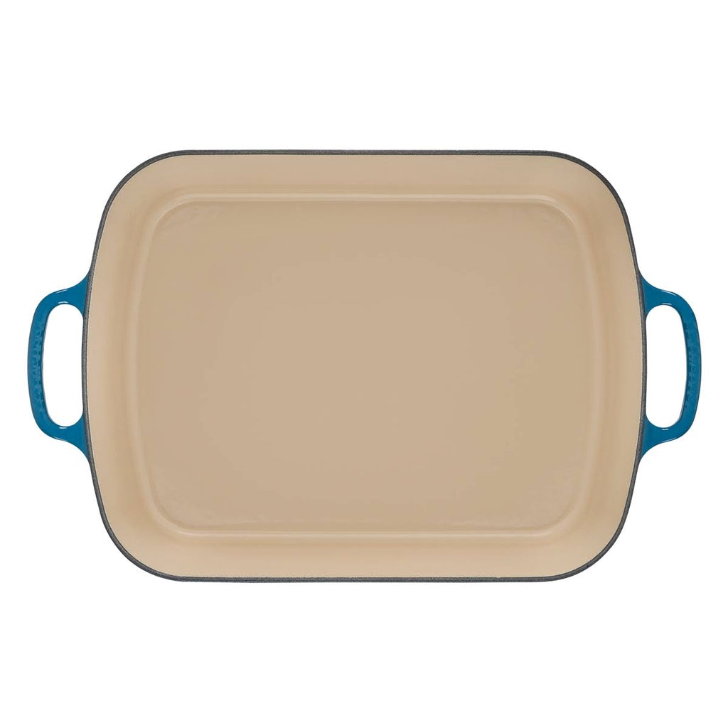 Le Creuset Cast Iron Signature Roaster, Licorice, 7 qt. W990