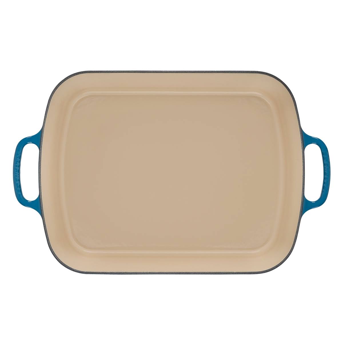 Le Creuset Cast Iron Signature Roaster, Licorice, 7 qt. W990
