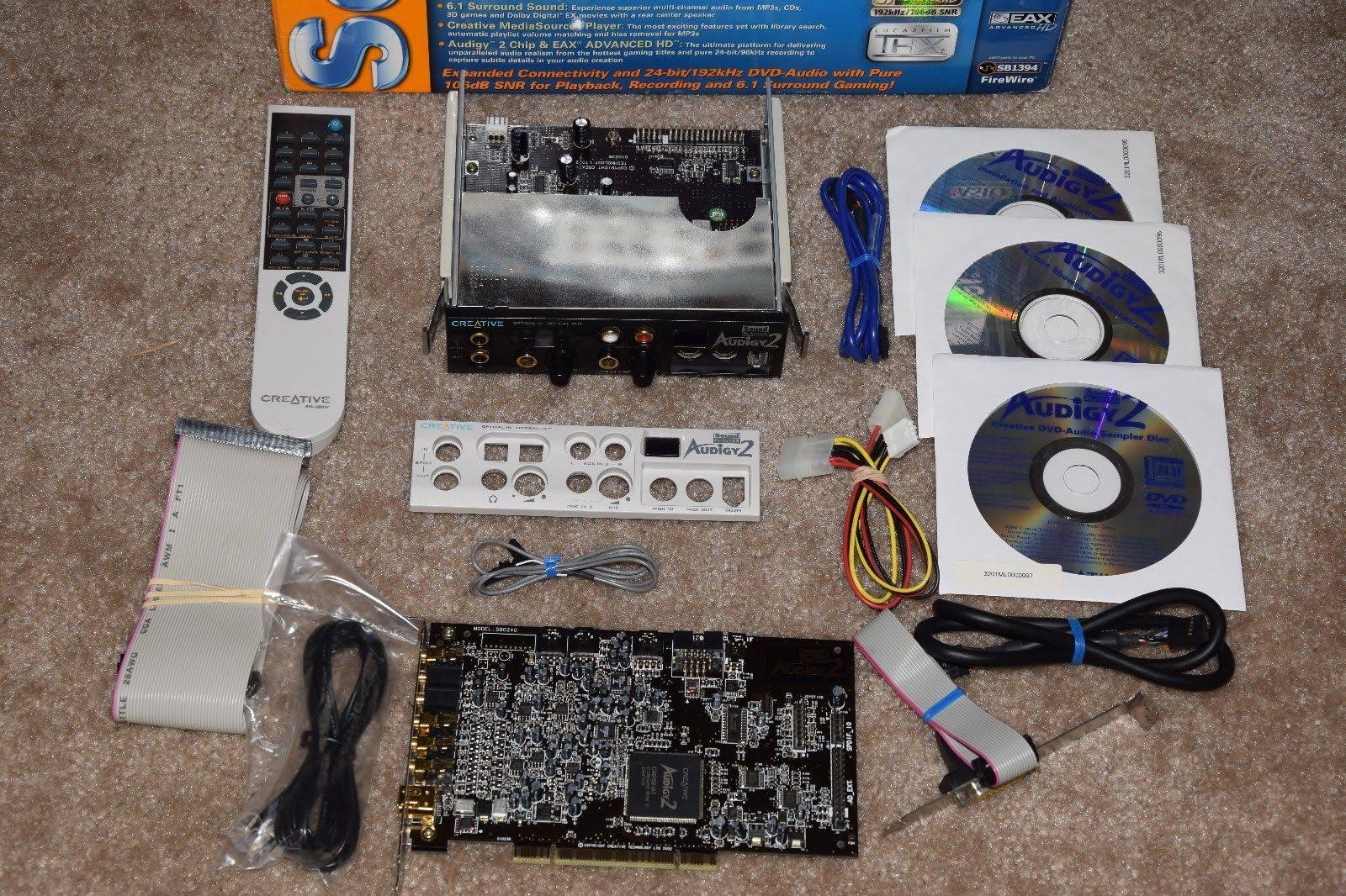 Creative Sound Blaster Audigy2 ZS Platinum Sound Card SB0010 J152