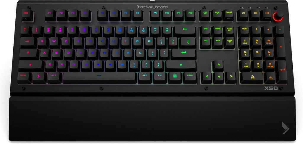 Das Keyboard 4 Professional Wired Mechanical Keyboard, Cherry MX Brown, Aluminum Top, Black D662147