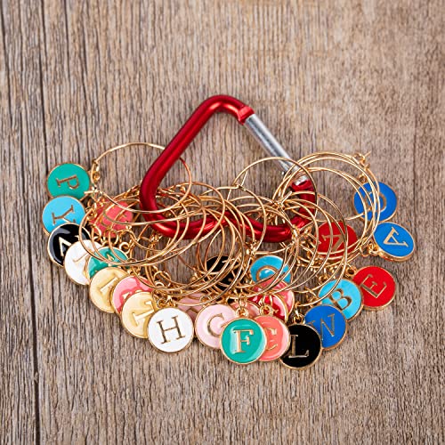 Christmas Wine Glass Charms - Stem Glass Markers for Holiday Party (18 Pack) O196746
