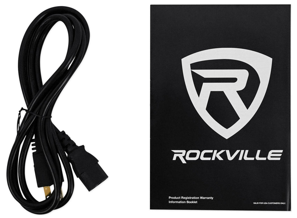 Rockville RBG15S 15x22 1600W Active Powered PA Subwoofer with Steel Casters R683031