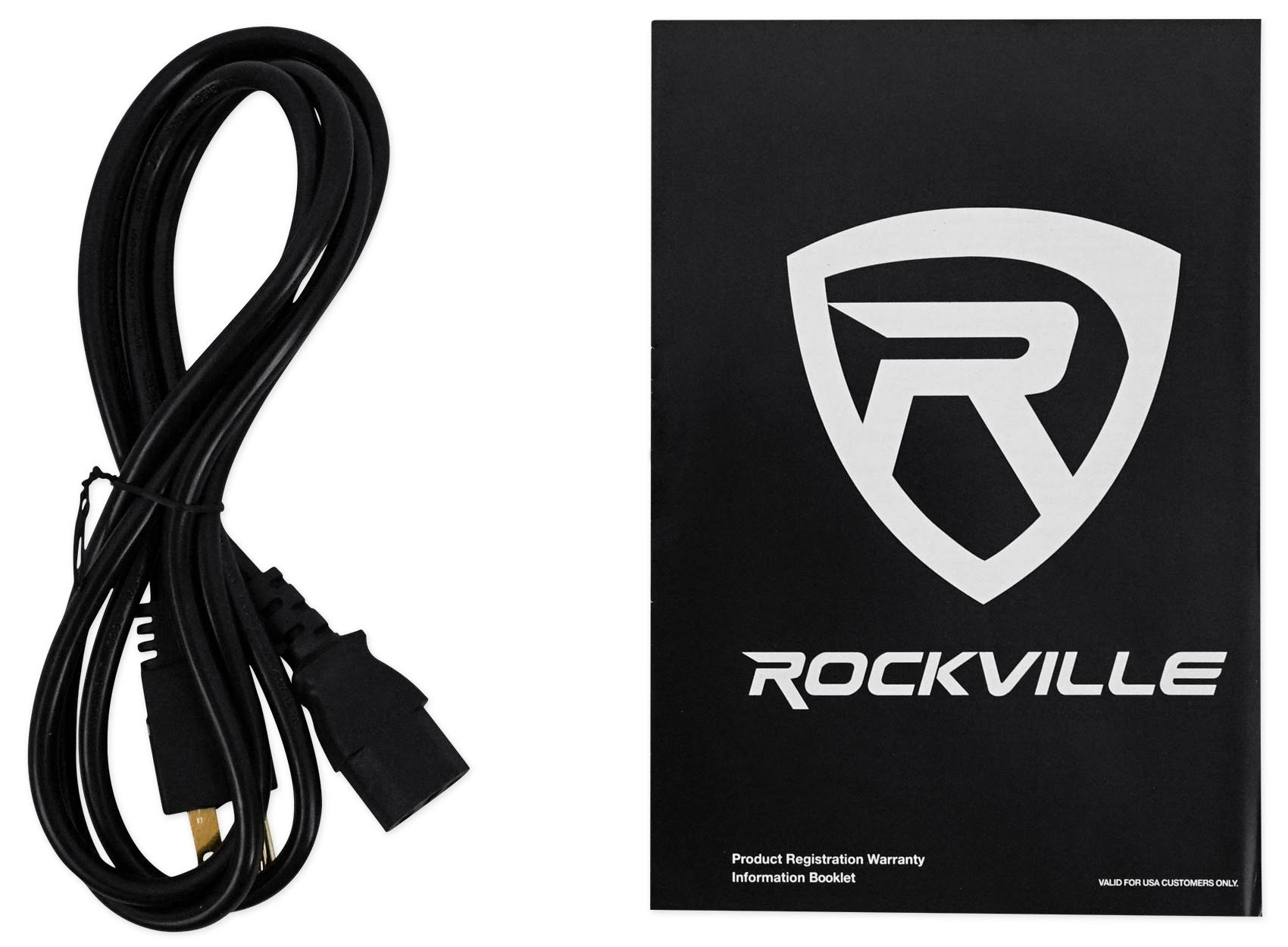 Rockville RBG15S 15x22 1600W Active Powered PA Subwoofer with Steel Casters R683031