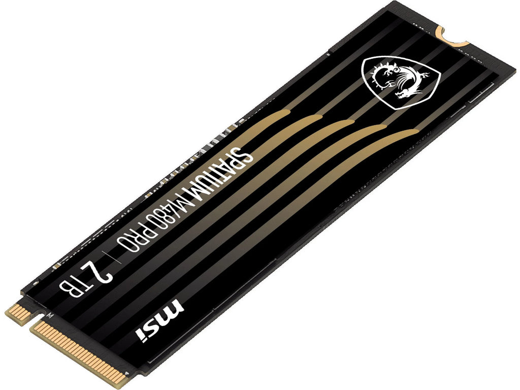 MSI SPATIUM M480 PRO 2TB PCIe 4.0 NVMe M.2 SSD Y44421