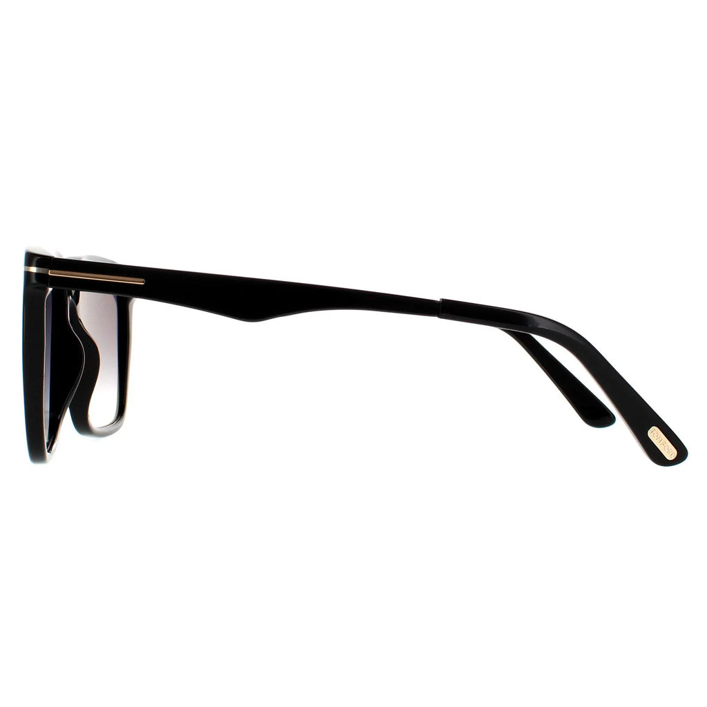 Tom Ford Garrettt Smoke Gradient Square Sunglasses FT0862 01B 56 Y783978