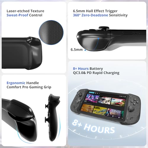 OnePro Cloud Handheld Portable Gaming Console for Xbox, GeForce NOW, PlayStation, PC - 7" 1080P Touchscreen, 64G U939025